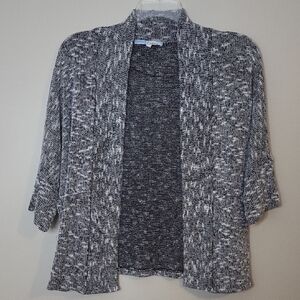 Cecico Monochrome Open-Front Cardigan | BB214E